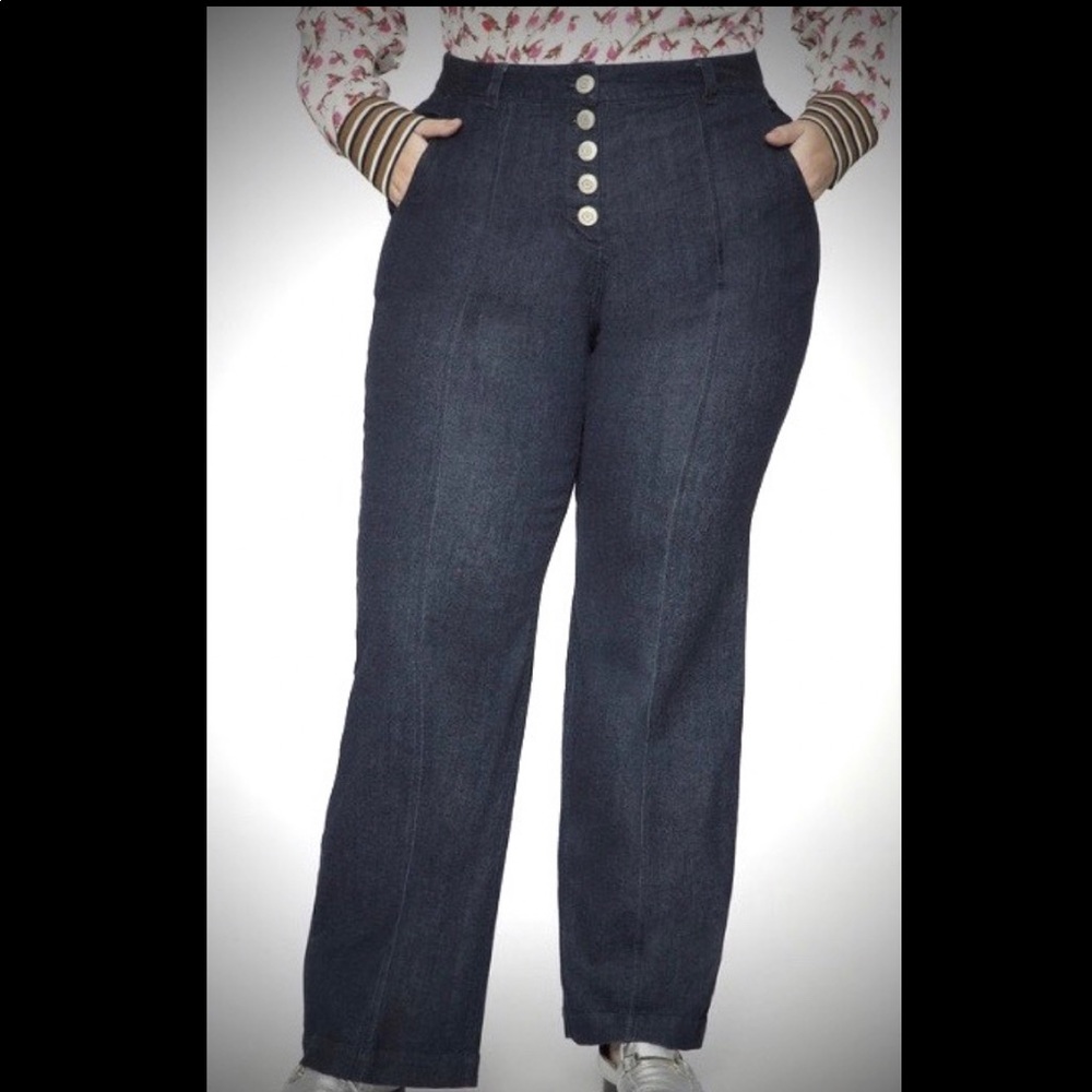 Flare Leg High Waist Denim Pant